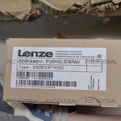 NEW IN BOX LENZE E82EV371K2C 8200 VECTOR 1-240V 0.37KW