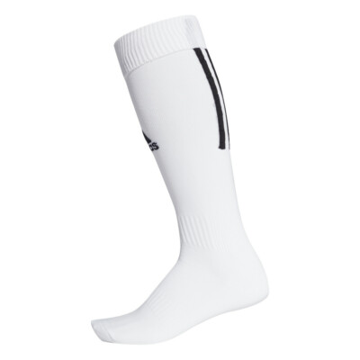 adidas Santos 18 3 Streifen Stutzenstrumpf Fußballsocke weiß [CV8094]