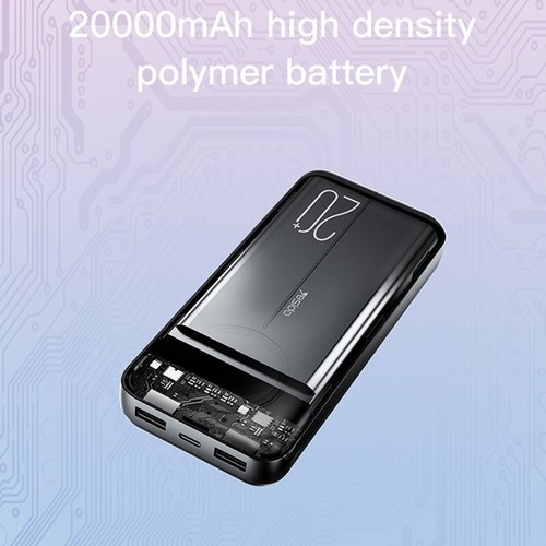 Yesido 20K Power Bank Fast charger Pack USB C Micro Backup Battery For Phone - Picture 4 of 7