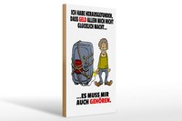 Holzschild Spruch 20X30 Cm Geld Allein Macht Nicht GlüCklich Schild Wooden Sign