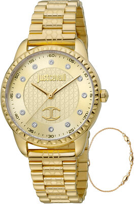 Just Cavalli - Uhr JC1L176M0055 für Frau Champagner aus Edelstahl