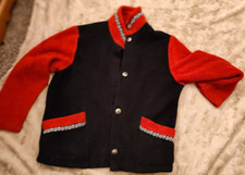 Red Rover Fleece Jacket Red  Black