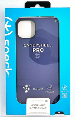 Speck CandyShell Pro iPhone 15 Plus & 14 Plus Case - Prussian Blue/Cloudy Grey