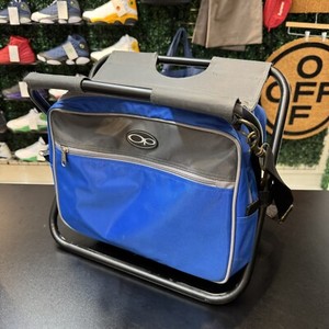 Rare Vintage Ocean Pacific OP Folding Cooler Chair Blue Shoulder Strap Cali Surf