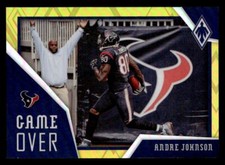 Andre Johnson 2020 Panini Phoenix Yellow /75  Card #14 Texans