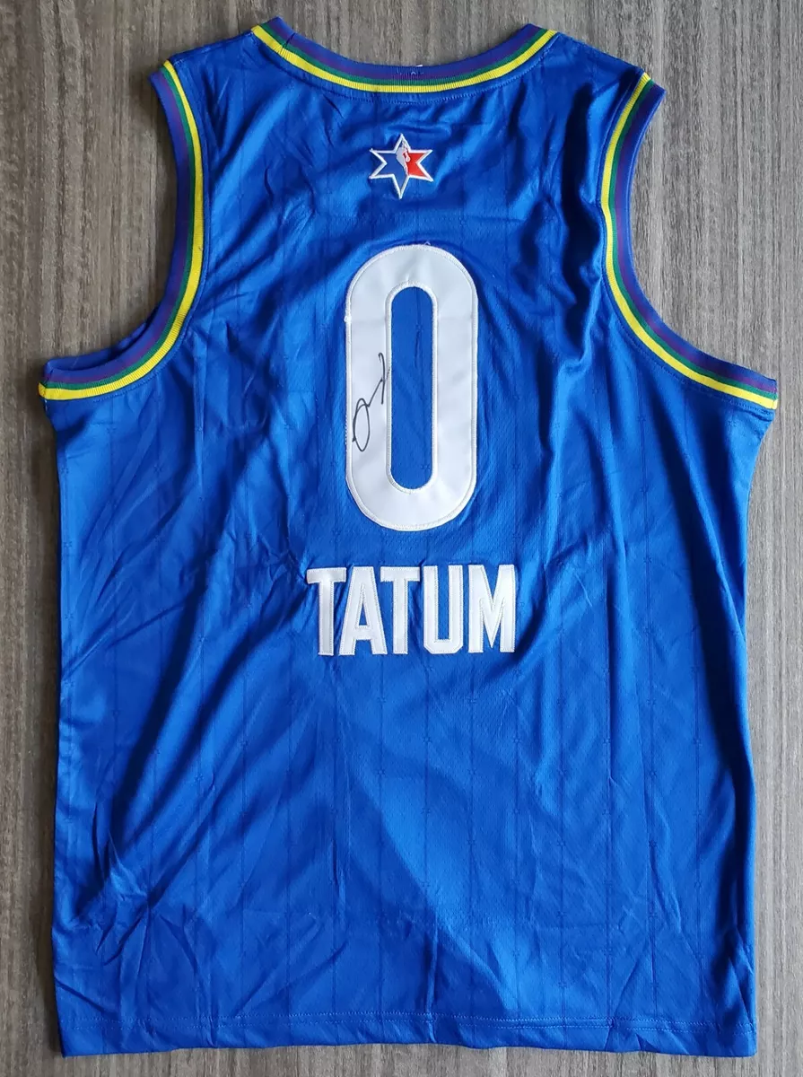 Jayson Tatum Signed 2019 NBA All Star Jersey Boston Celtics Team