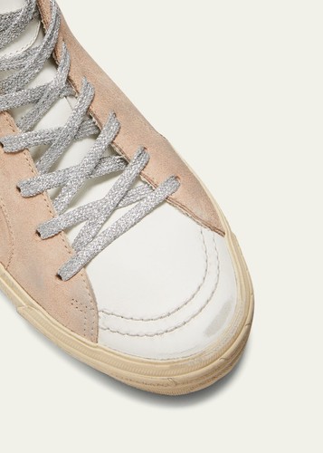 Tenis Golden Goose Deslizante Gamuza Brillo Top 4959 - Venta al por menor $715 - Imagen 5 de 5