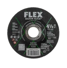 (5) FLEX Razor Slice 4-1/2" Metal Cut-Off Wheel FA301001 (5 PACK) .024" Thick