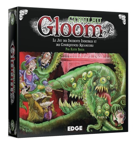 Gloom Cthulhu Asmodee, jeu de société d'humour noir pour animer vos soirées frissons entre amis