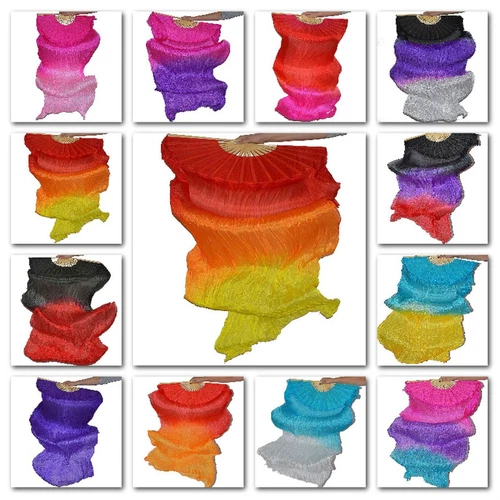 Fan veil veil fans children silk fans wings belly dance 1 pair