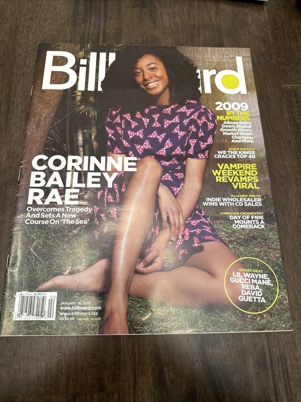 Billboard Magazine: January 16 2010. Corinne Bailey Rae Cover Story OUT OF PRINT