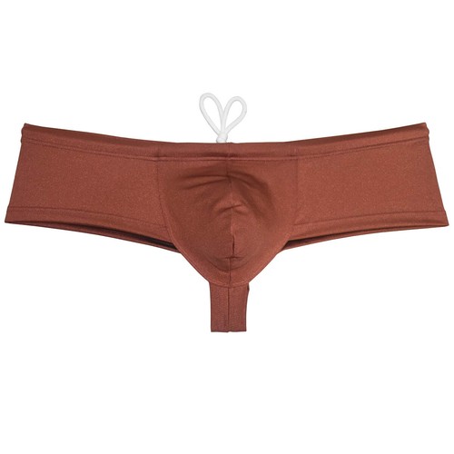 Mens Swimwear Super Boost Bulge Enhancement Boxer Brief Swimsuit Cheeky