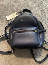 Women’s Mini Backpack (Navy) Brand New! Faux Leather