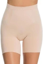 SPANX Women's OnCore Mid-Thigh Short Soft Nude