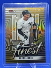 2026 Topps Finest Team Finest Aaron Judge Gold Refractor /50 Yankees MVP #TF-12