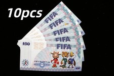 10Pcs US Canada Mexico Football Games Commemorative Banknote, 2026, Mascot, UNC