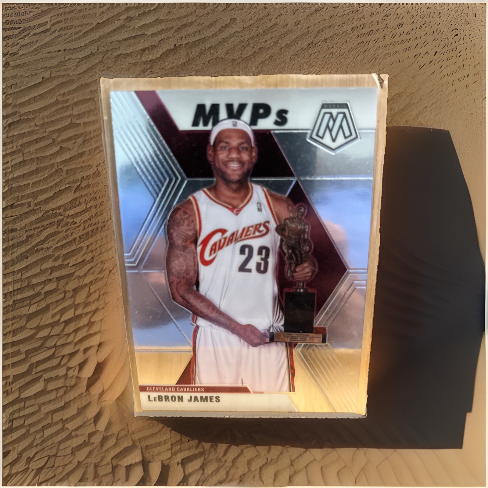 2019-20 Panini Prizm Mosaic Lebron James Silver Base MVP’s SP #298 Cleveland Cav