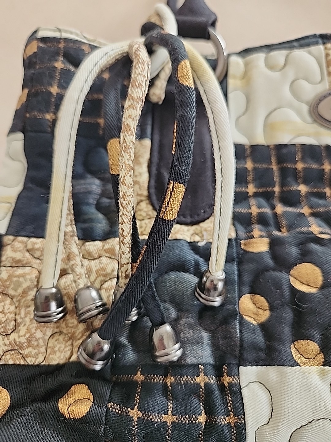 Donna Sharp Purse Quilted Patchwork Organizing Se… - image 4