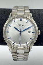 Orologio da polso uomo Fossil Ansel 42 mm WR 50 m quarzo tono argento