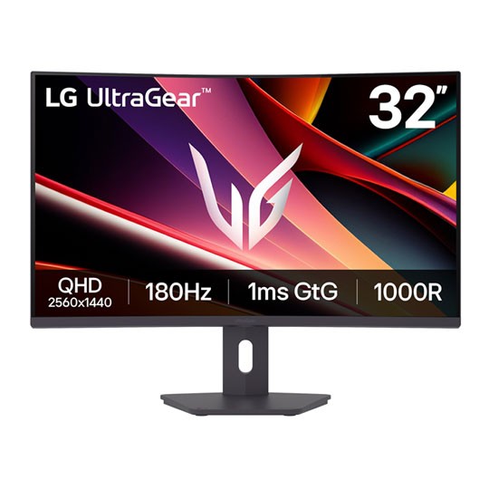 Lg Size 31 Black Ultragear 32G600a-B 31.5" Quad Hd Va 180Hz 1Ms Amd Freesync Height Adjustable Curved Gaming Monitor - Image 3