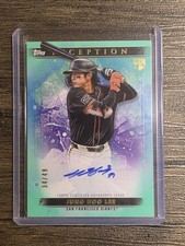 2024 Topps Inception Baseball Jung-Hoo Lee /49 SP Rookie On Card Auto Giants