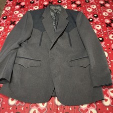 Vintage American Original Western Suit Westerncore Dark Academia