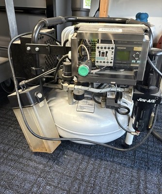JUN-AIR model 6 120psi oil lubricated piston air compressor