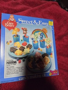 Rare Vintage Sweet & Easy Candy Making Care Bears Sunshine Bright Heart Bedtime 