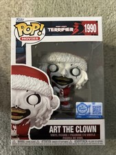 Funko Pop! TERRIFIER, Art The Clown, 1990, Christmas, Santa, Horror Movies, NEW!