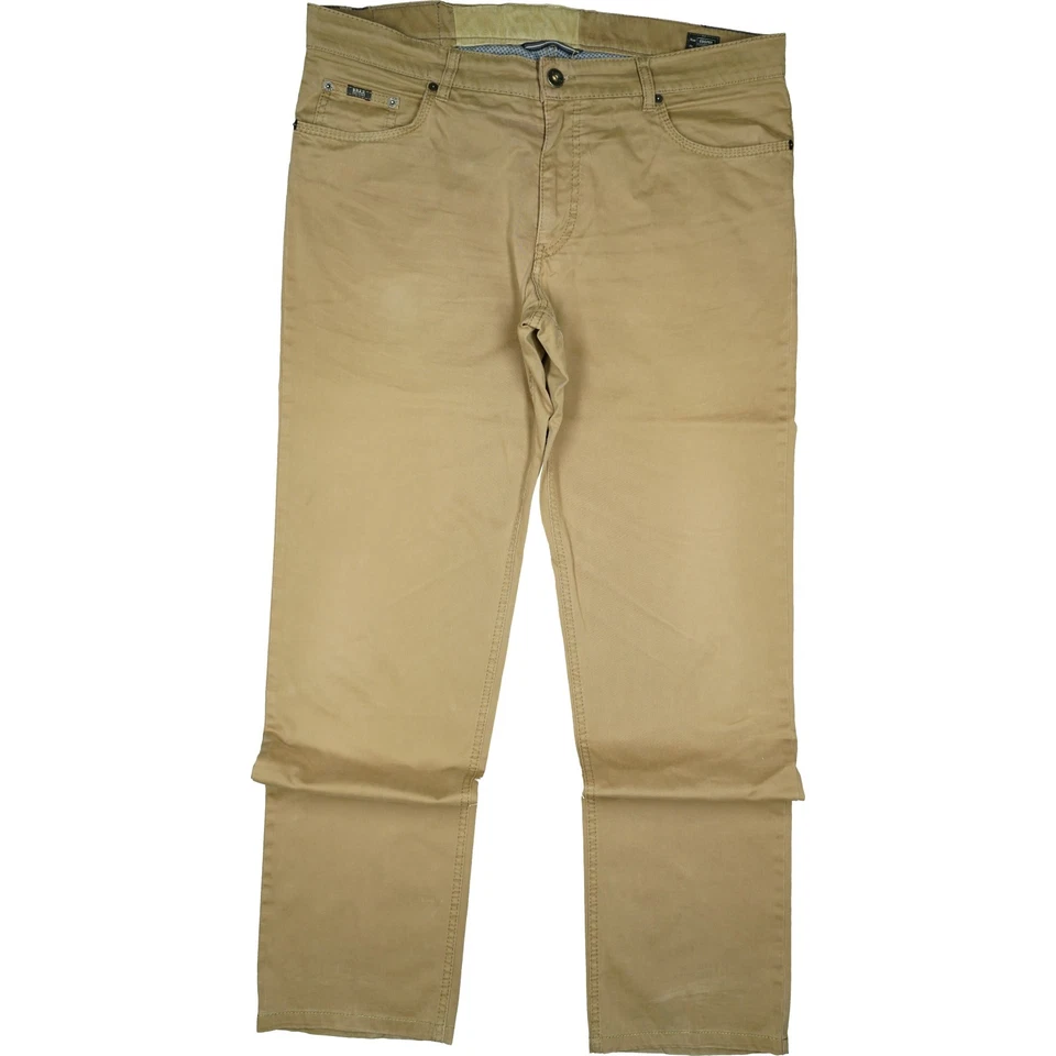 BRAX 54 L34 Jeans Hose beige Herren Stretch Cooper Straight regular F. Stoff W38 - Bild 1 von 4