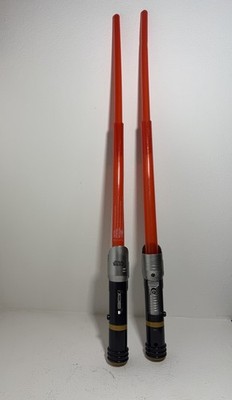 2 Star Wars Darth Vader Apprentice Red Lightsaber Hasbro Lucasfilm Collectibles
