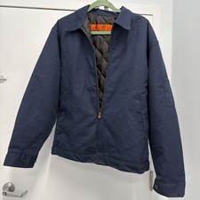 Red Kap Mens M/L Slash Pocket Durable Industrial Performance Outerwear jacket