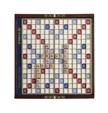 WS Game Company Scrabble Deluxe Travel Edition – Compact Travel Gam... Fas