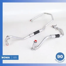 01-06 Jaguar X100 XKR XK8 Engine Oil Cooler Feed & Return Line Hose Pipe Set OEM