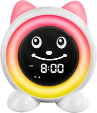 Toddlers Sleep Training Clock, Ok to Wake Kids Alarm Clock with Night Light & Na