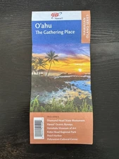 AAA Road Map-The Map of Hawaiian Regional Series- Oahu-The Gathering Place-2021