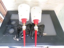 Paire d'appliques murales vintage Guariche ou attribué