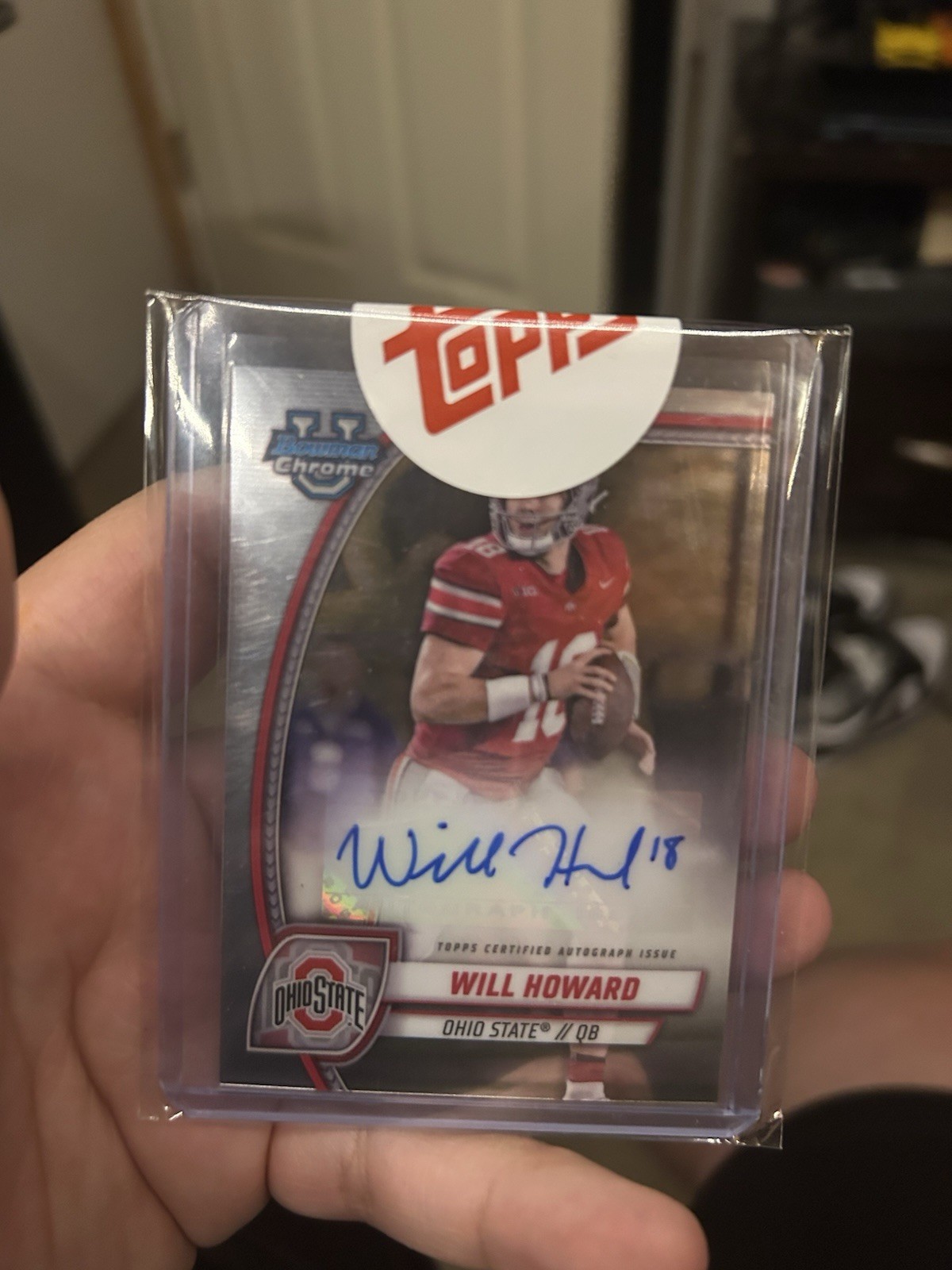 2024 Bowman University Chrome - Chrome Prospect Autographs Will Howard #PA-WHO