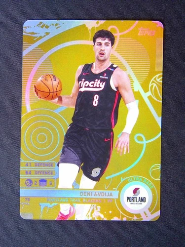 2025-26 Topps Match Attax Deni Avdija Gold Refractor