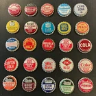 25 new Vintage Mixed Bottle Caps Unused Cork Lined (Coke, Elvinos, Lotta) More