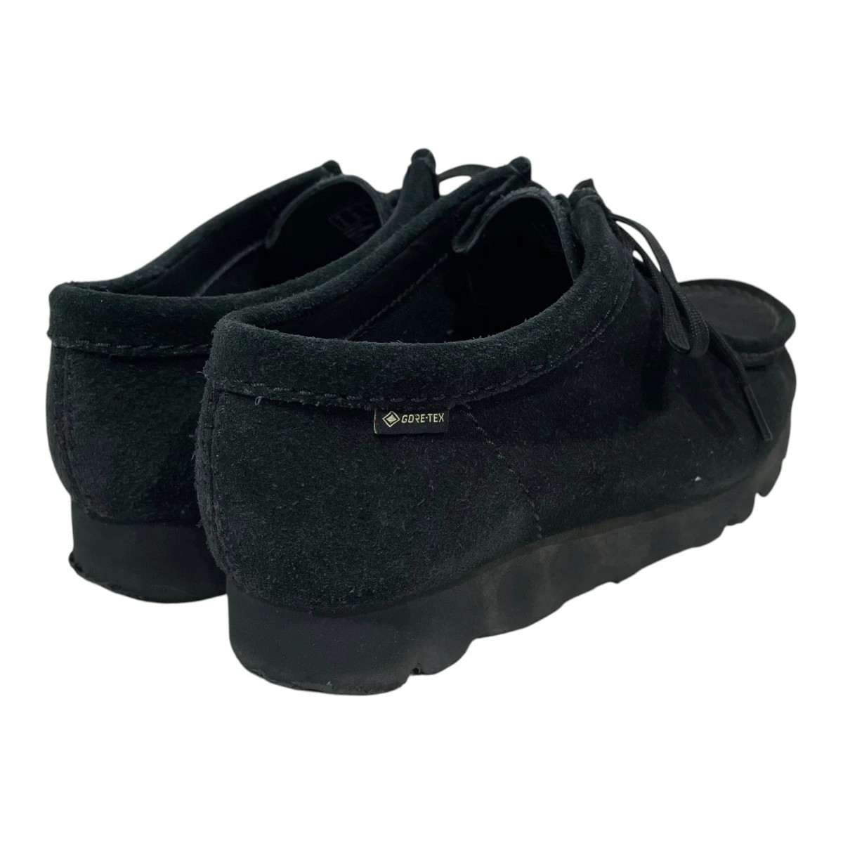 CLARKS Suede Shoes Wallabee GTX GoreTex 26149449 Black Size: 7 [060626] (Clarks) image 2