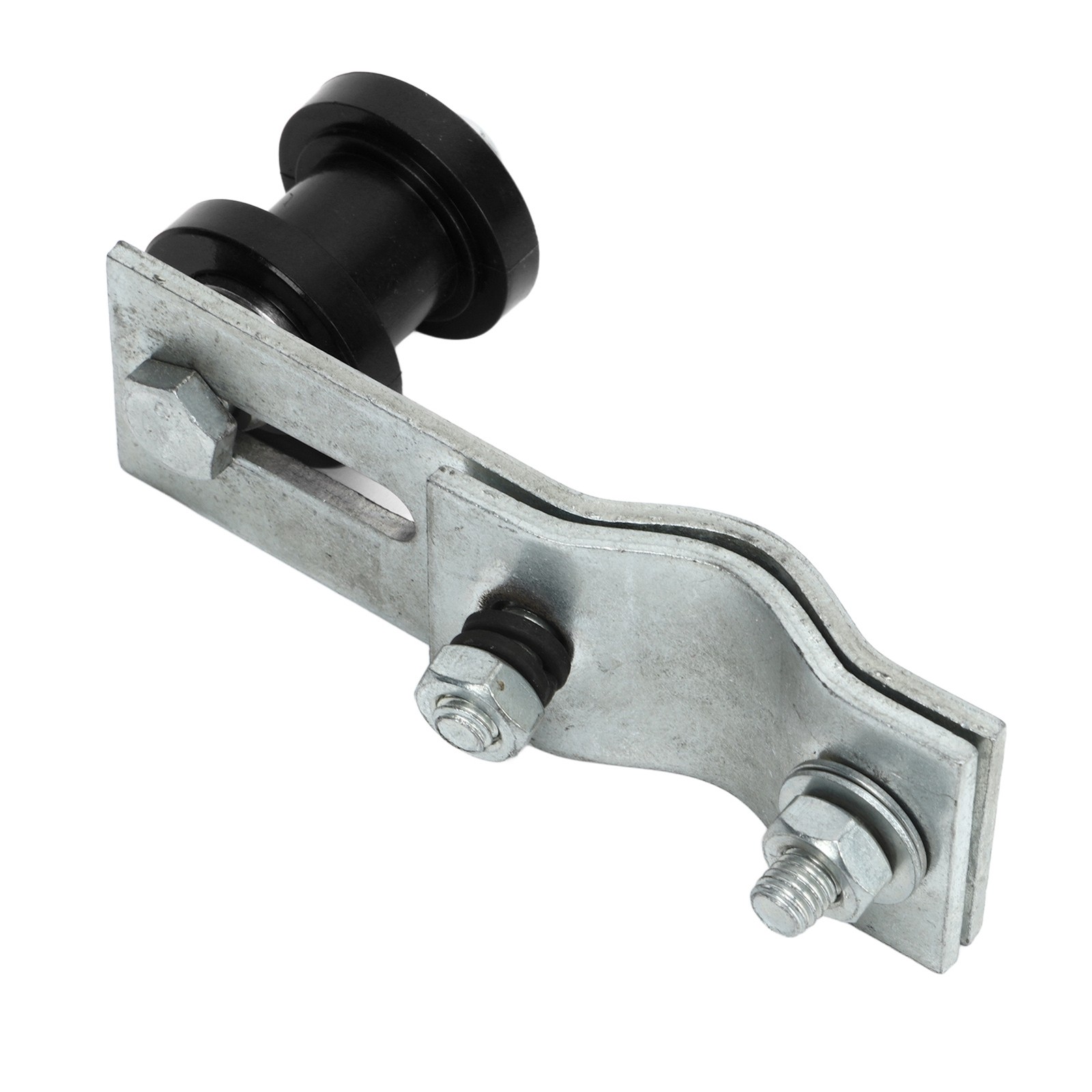 Black Chain Tensioner Roller Heavy Duty Slider Adjuster For 49cc 66cc 80cc Bike