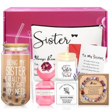 Sister Birthday Gifts, Birthday Christmas Mothers Day Gifts for Sister Set of 7