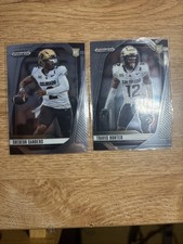 2025 PANINI PRIZM DRAFT PICKS SHEDEUR SANDERS & TRAVIS HUNTER RC NO.19 & NO. 20