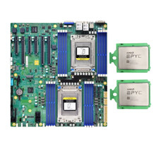 TTY T1DEEP E-ATX SP3 Server Motherboard With 2x AMD EPYC 7B12 CPU