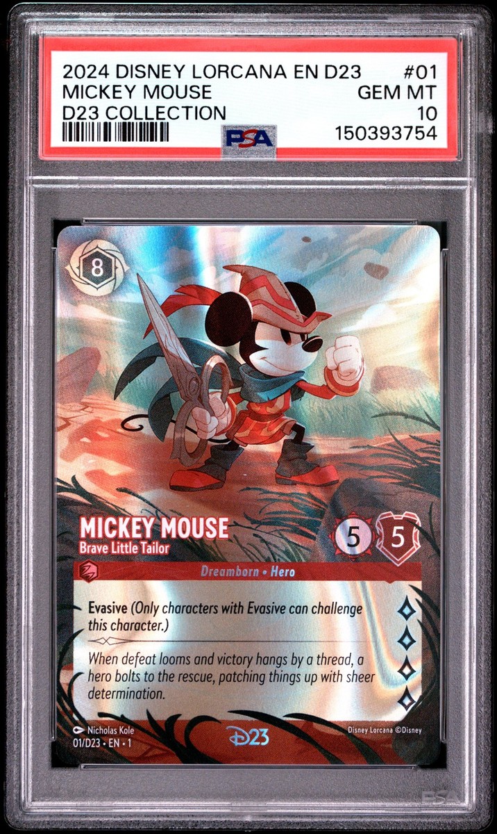 DISNEY LORCANA EN D23-D23 EXPO PROMO MICKEY MOUSE - BRAVE LITTLE