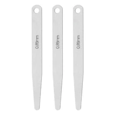 3pcs Metric Thickness Feeler Gauge 0.85mm Single Blade Oval Feeler Gauges
