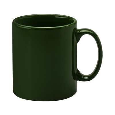 Grüne vollfarbige einfache Tasse - 36 Stück/Karton (ohne Geschenkboxen)