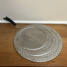 CALPHALON 13" Stainless Steel Universal LID SPLATTER GUARD Screen Cool Handle