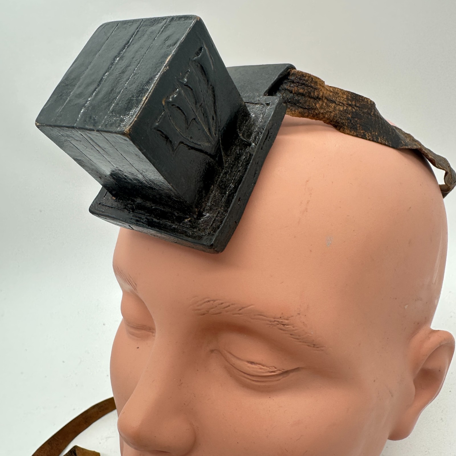 Vtg Judaica Hebrew Prayer Phylacteries Tefillin תְּפִלִּין Judaism Israel Jewish